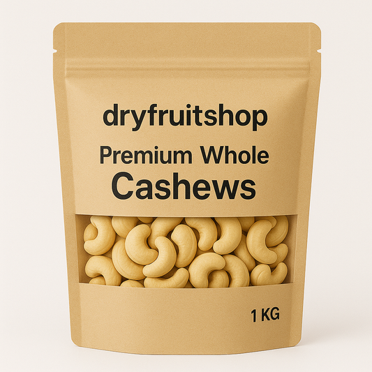 Premium Whole Cashews – 1 KG | dryfruitshop
