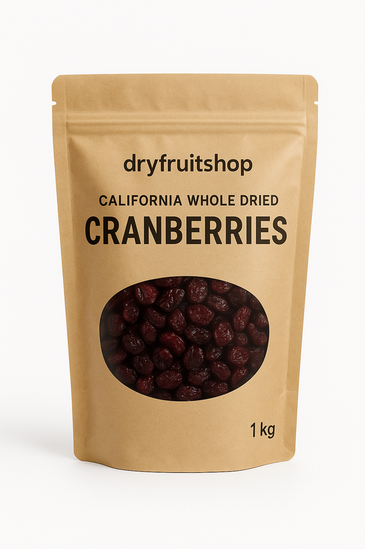 California Whole Dried Cranberries – 1 KG | dryfruitshop
