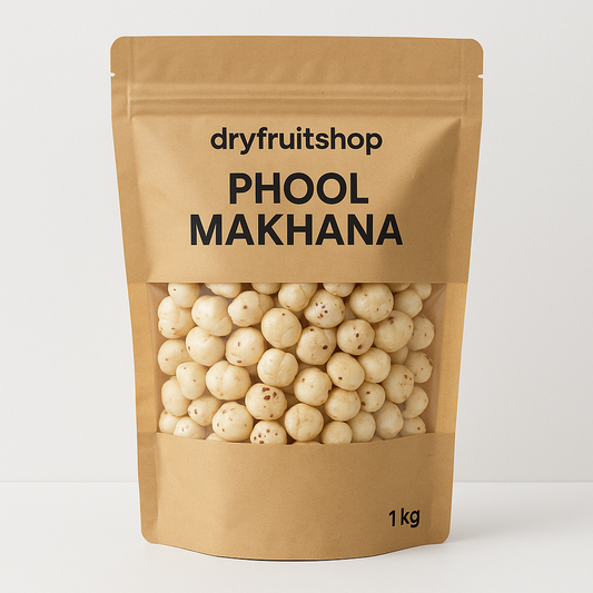 Premium Phool Makhana (Fox Nuts) – 1 KG | dryfruitshop